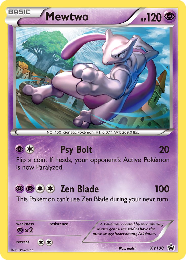 Mewtwo (XY100) [XY: Black Star Promos] | Galactic Gamez