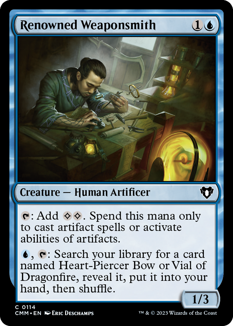 Renowned Weaponsmith [Commander Masters] | Galactic Gamez