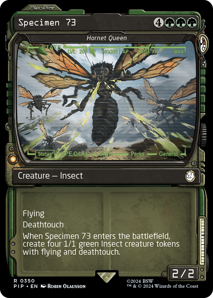 Specimen 73 - Hornet Queen (Showcase) [Fallout] | Galactic Gamez