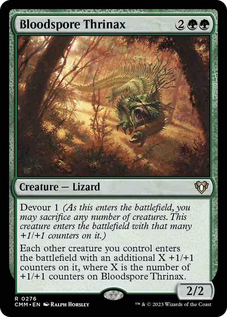 Bloodspore Thrinax [Commander Masters] | Galactic Gamez