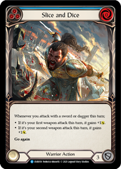Slice and Dice (Blue) [EVR059] (Everfest)  1st Edition Rainbow Foil | Galactic Gamez