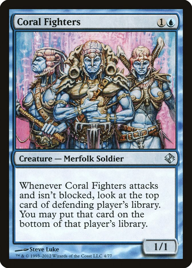 Coral Fighters [Duel Decks: Venser vs. Koth] | Galactic Gamez