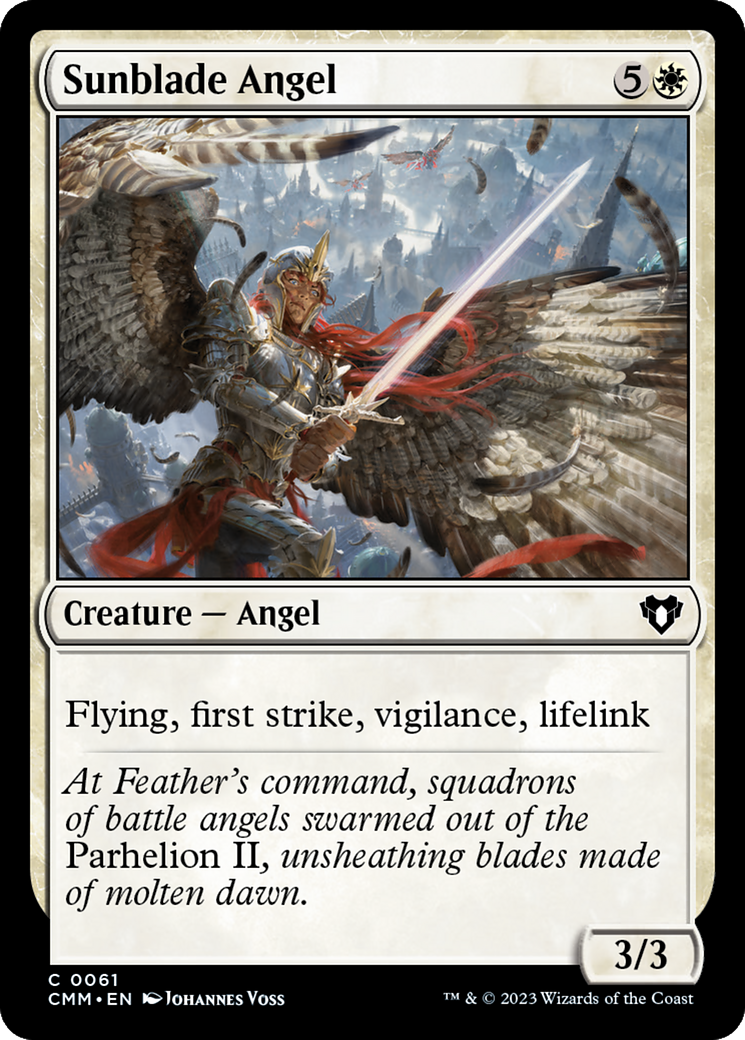 Sunblade Angel [Commander Masters] | Galactic Gamez