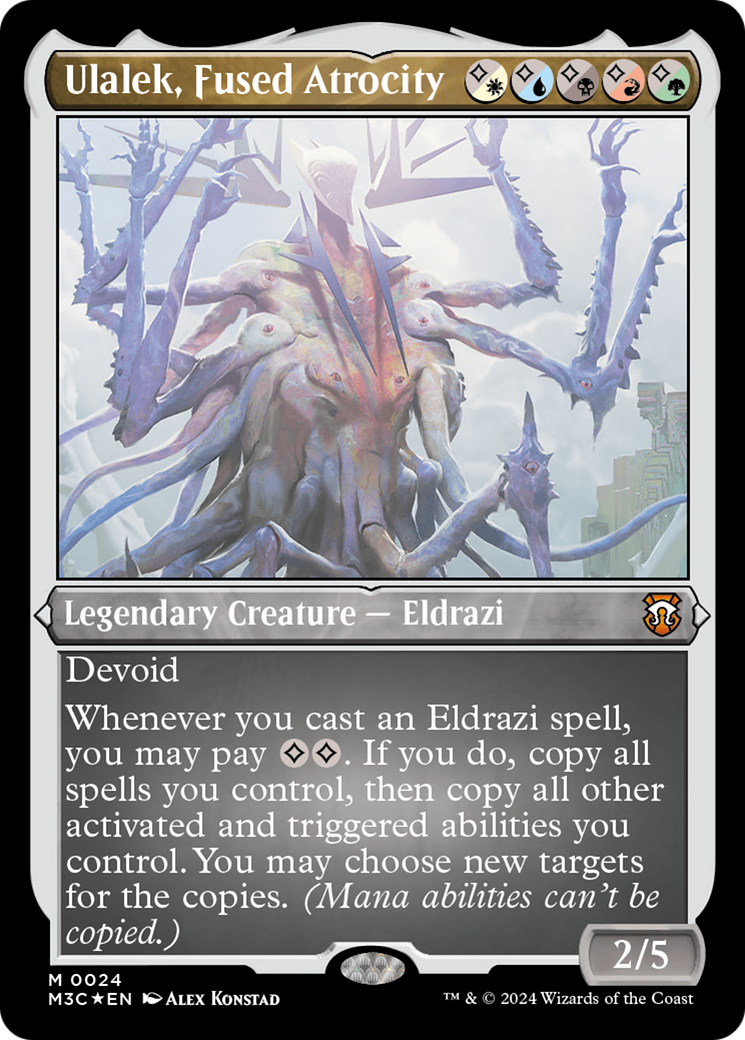 Ulalek, Fused Atrocity (Foil Etched) [Modern Horizons 3 Commander] | Galactic Gamez