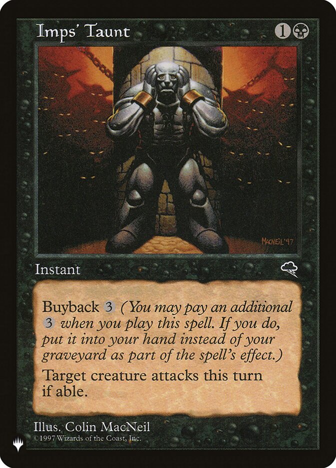Imps' Taunt [The List] | Galactic Gamez
