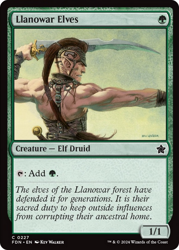 Llanowar Elves [Foundations] | Galactic Gamez