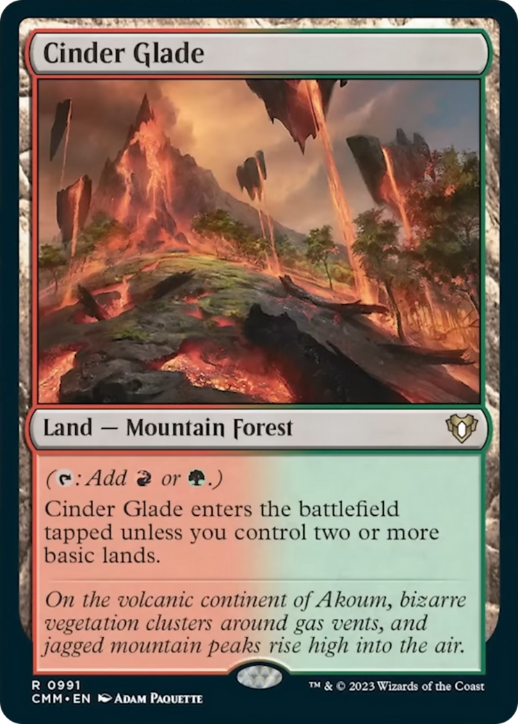 Cinder Glade [Commander Masters] | Galactic Gamez