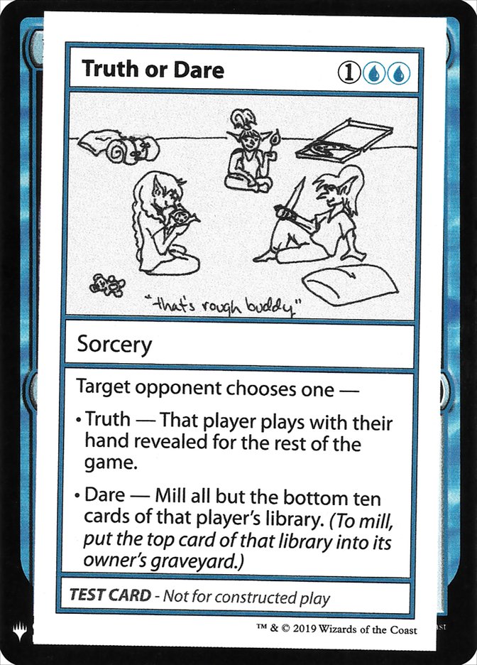 Truth or Dare [Mystery Booster Playtest Cards] | Galactic Gamez