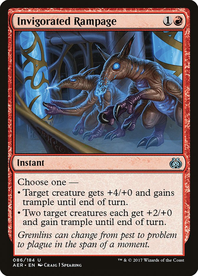 Invigorated Rampage [Aether Revolt] | Galactic Gamez