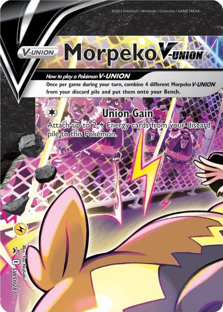 Morpeko V-Union (SWSH287) [Sword & Shield: Black Star Promos] | Galactic Gamez