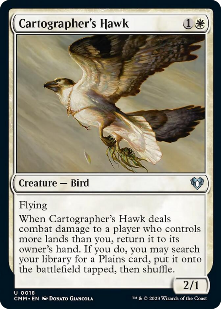 Cartographer's Hawk [Commander Masters] | Galactic Gamez