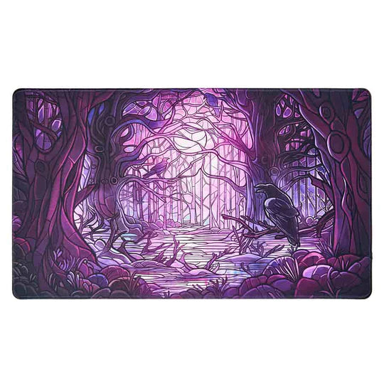Stained Glass: Decaying Swamp Standard Playmat | Galactic Gamez