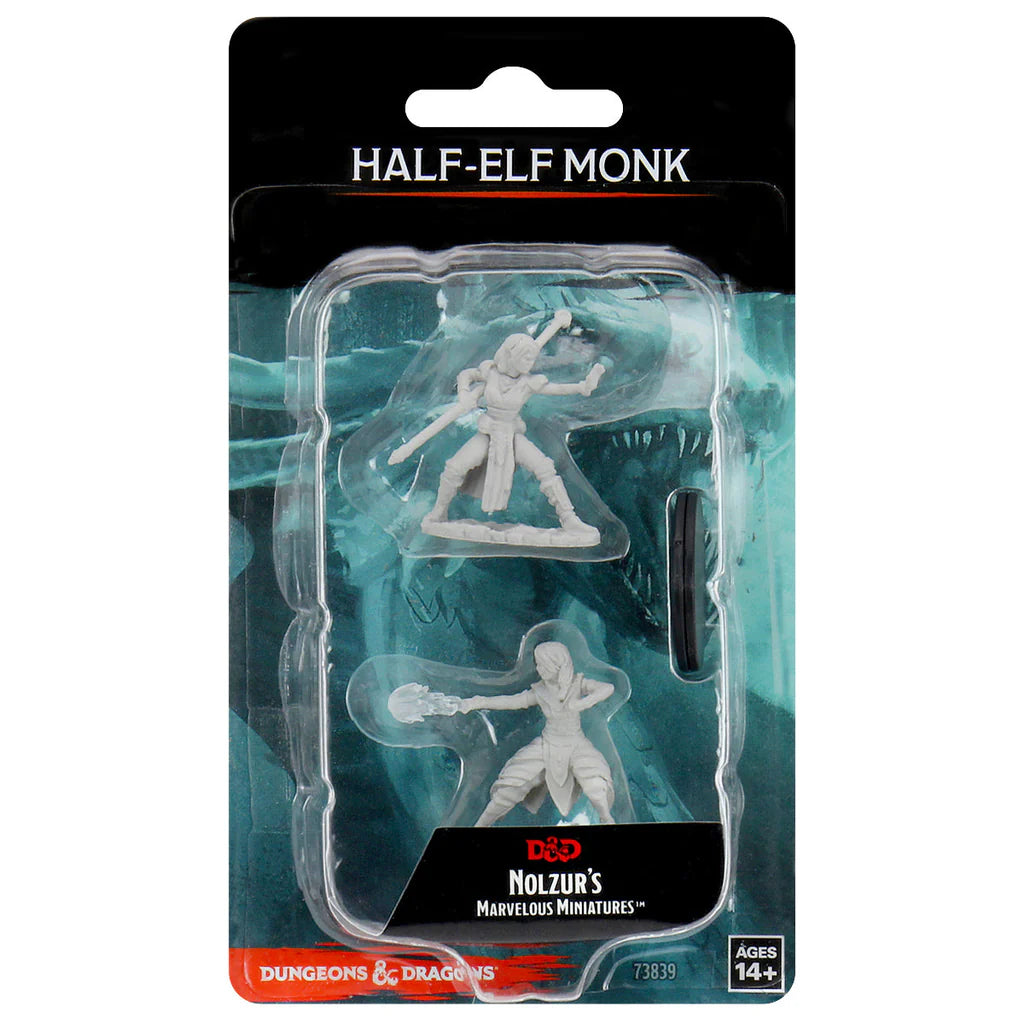 D&D Nolzur's Marvelous Minitures: Half-Elf Monk Female | Galactic Gamez