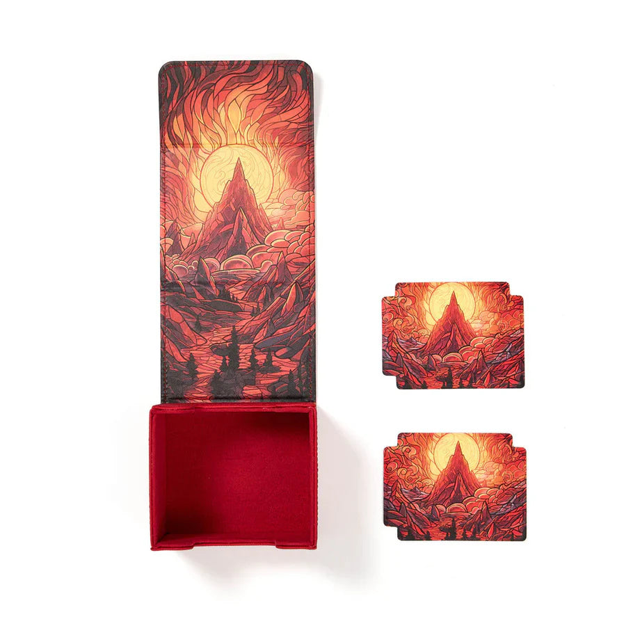 Arcane Fortress - Deck Box Burning Mountain 100+ | Galactic Gamez