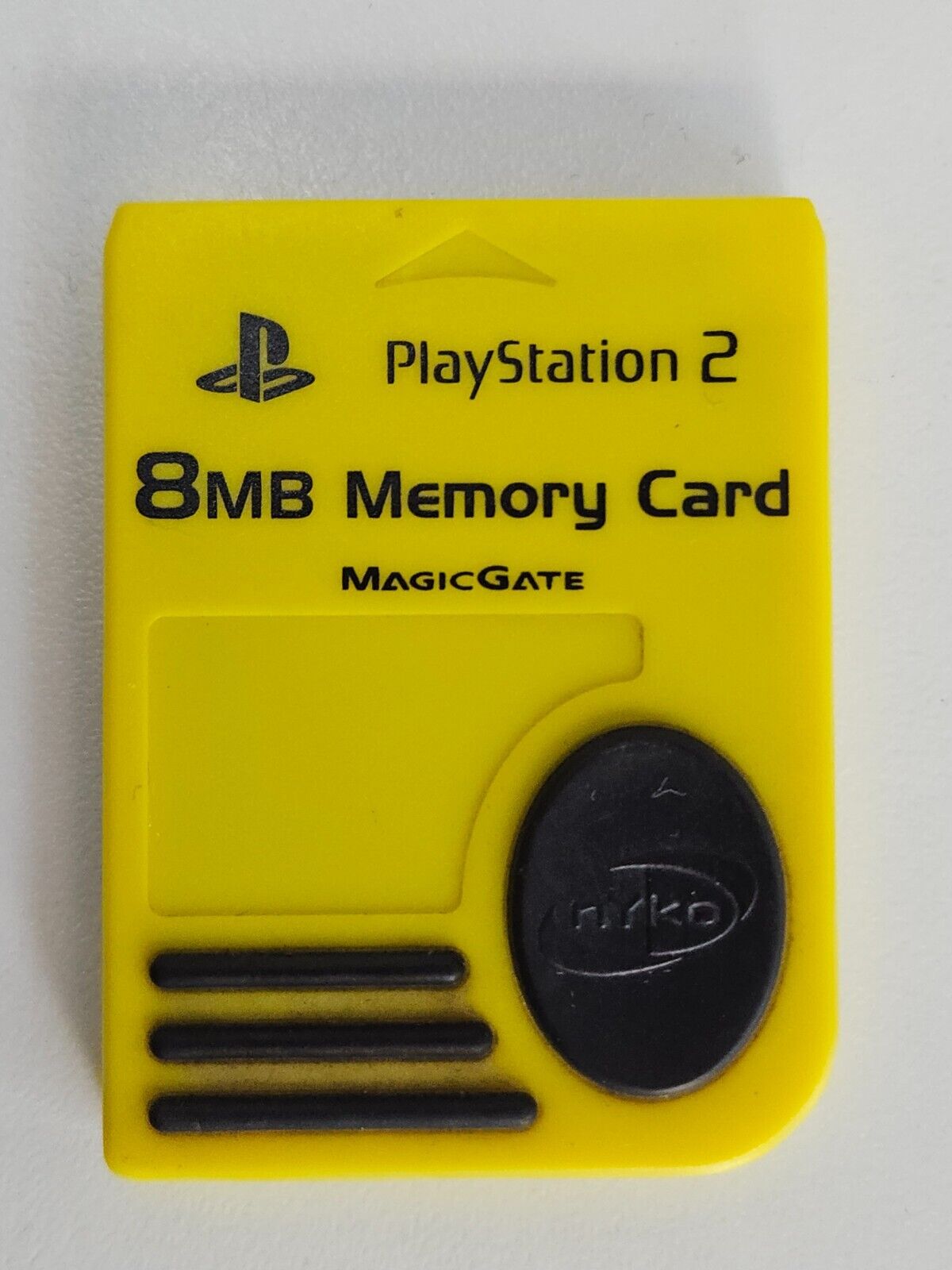 8MB Memory Card - Nyko  Playstation 2 Yellow | Galactic Gamez