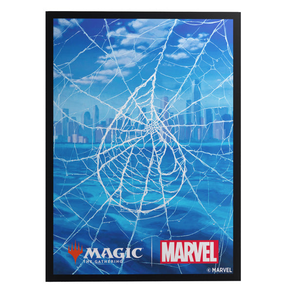 Card Sleeves: MTG Premium Art- Marvel's Spider-Man- Spider-Man Island | Galactic Gamez