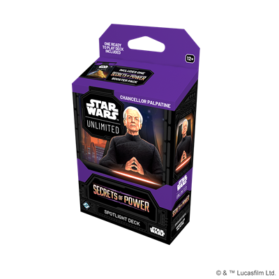 Star Wars: Unlimited - Secrets of Power: Spotlight Deck - Chancellor Palpatine | Galactic Gamez