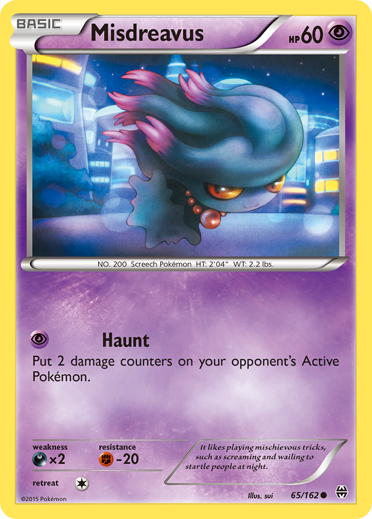 Misdreavus (65/162) [XY: BREAKthrough] | Galactic Gamez