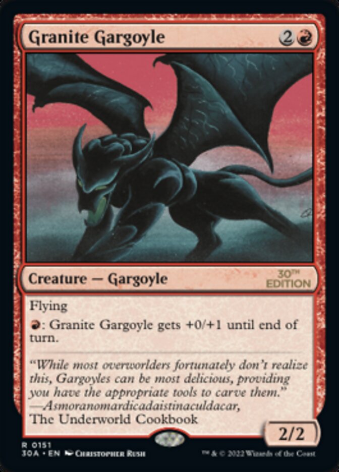 Granite Gargoyle [30th Anniversary Edition] | Galactic Gamez