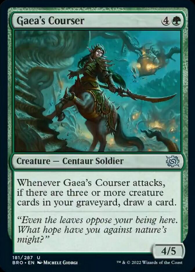 Gaea's Courser [The Brothers' War] | Galactic Gamez
