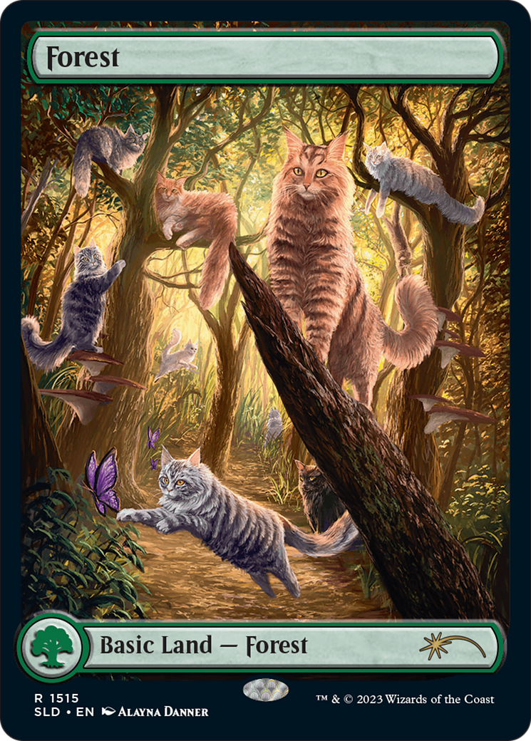 Forest (1515) [Secret Lair Commander Deck: Raining Cats and Dogs] | Galactic Gamez