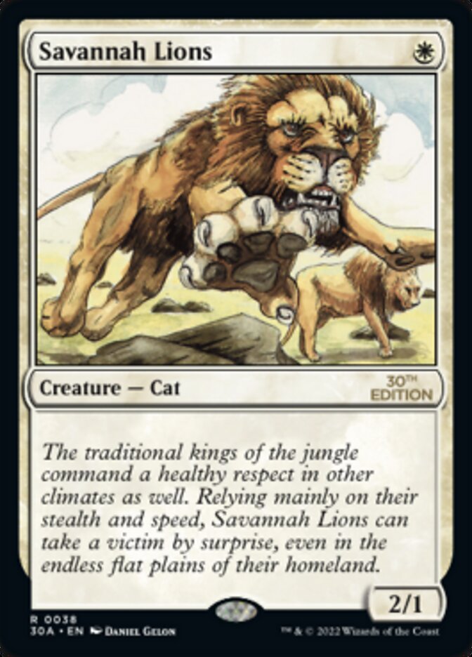 Savannah Lions [30th Anniversary Edition] | Galactic Gamez