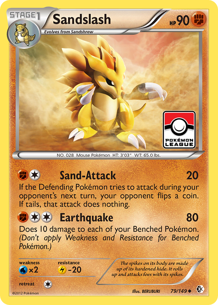 Sandslash (79/149) [Black & White: Boundaries Crossed] | Galactic Gamez