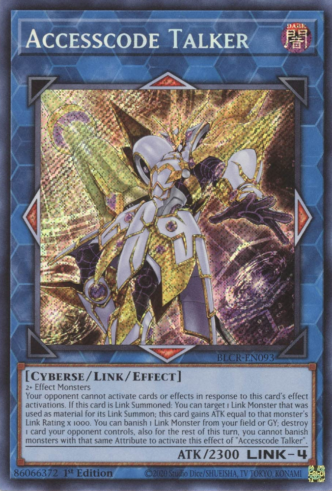 Accesscode Talker [BLCR-EN093] Secret Rare | Galactic Gamez