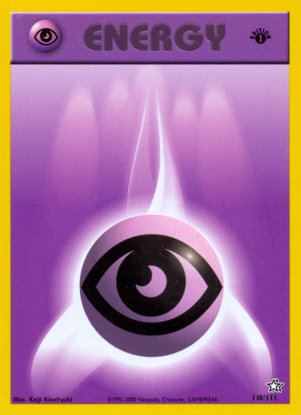 Psychic Energy (110/111) [Neo Genesis 1st Edition] | Galactic Gamez