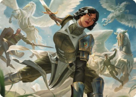Resolute Reinforcements Art [Dominaria United Art Series] | Galactic Gamez