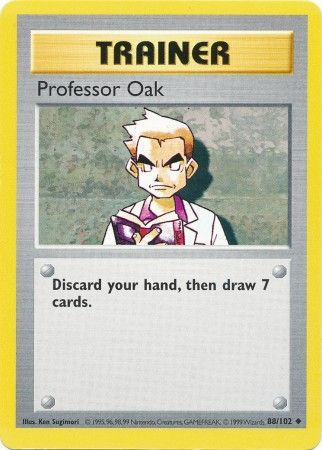 Professor Oak (88/102) [Base Set Shadowless Unlimited] | Galactic Gamez