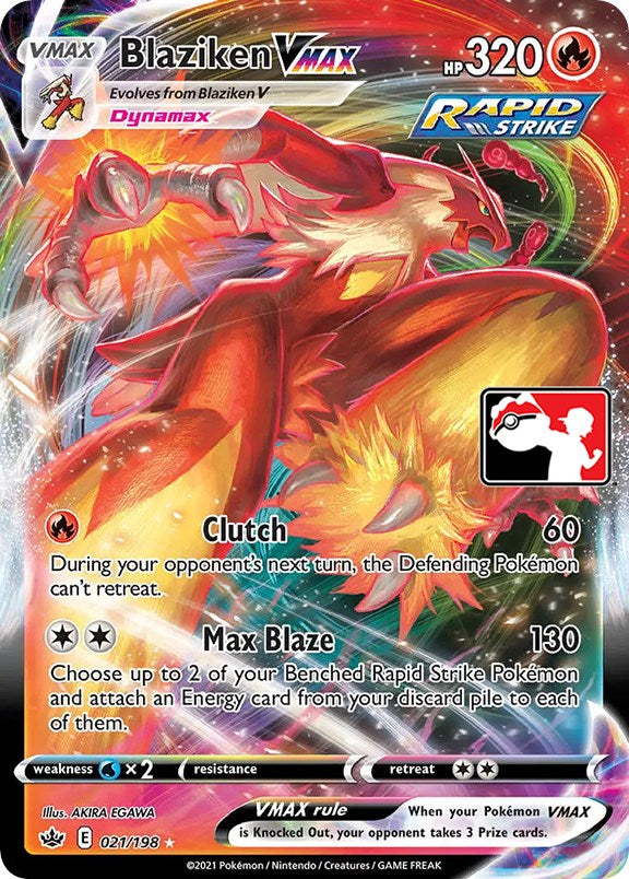 Blaziken VMAX (021/198) [Prize Pack Series One] | Galactic Gamez