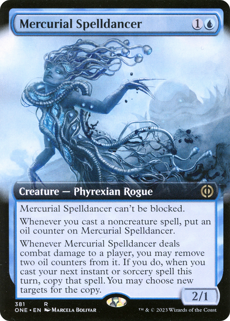 Mercurial Spelldancer (Extended Art) [Phyrexia: All Will Be One] | Galactic Gamez