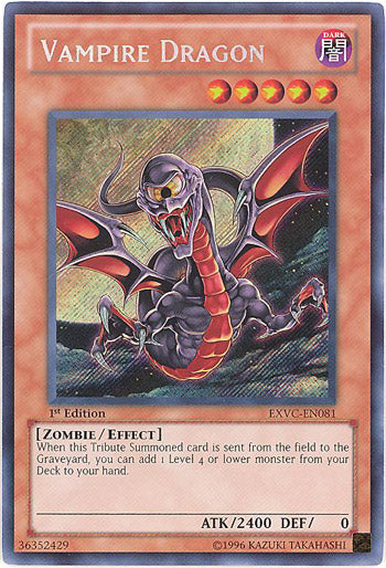 Vampire Dragon [EXVC-EN081] Secret Rare | Galactic Gamez