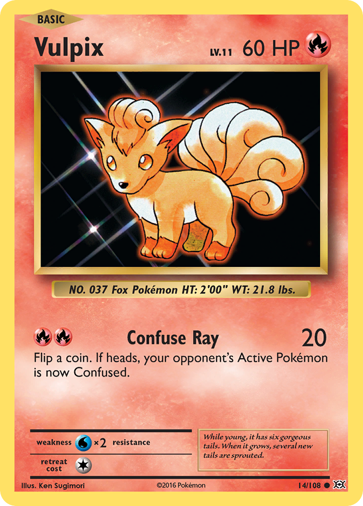 Vulpix (14/108) [XY: Evolutions] | Galactic Gamez