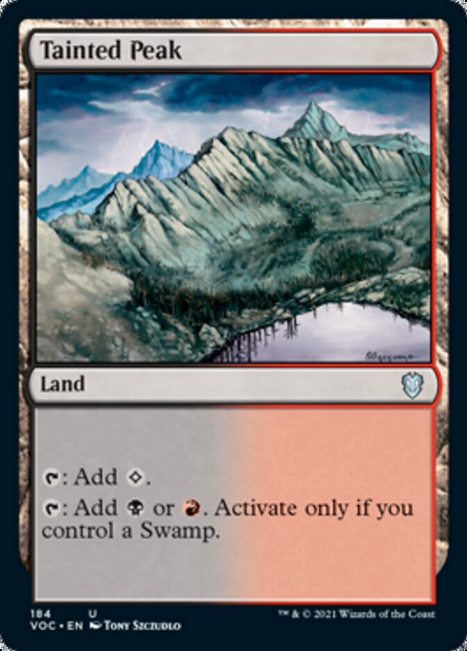 Tainted Peak [Innistrad: Crimson Vow Commander] | Galactic Gamez