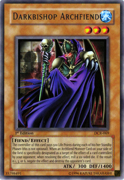 Darkbishop Archfiend [DCR-069] Rare | Galactic Gamez