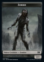 Zombie // Vampire Double-sided Token [Double Masters 2022 Tokens] | Galactic Gamez