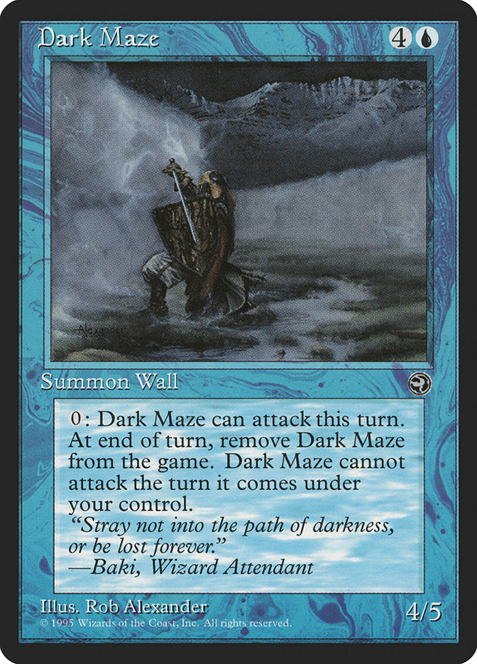 Dark Maze (Baki Flavor Text) [Homelands] | Galactic Gamez