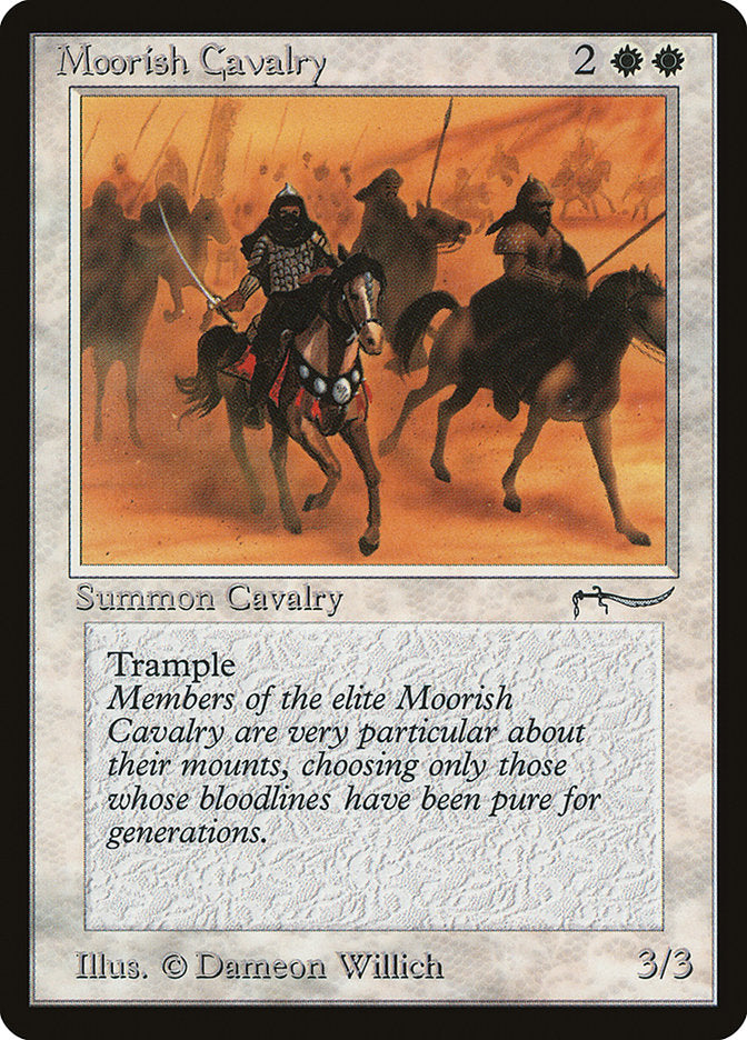 Moorish Cavalry (Light Mana Cost) [Arabian Nights] | Galactic Gamez