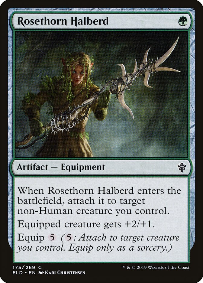 Rosethorn Halberd [Throne of Eldraine] | Galactic Gamez