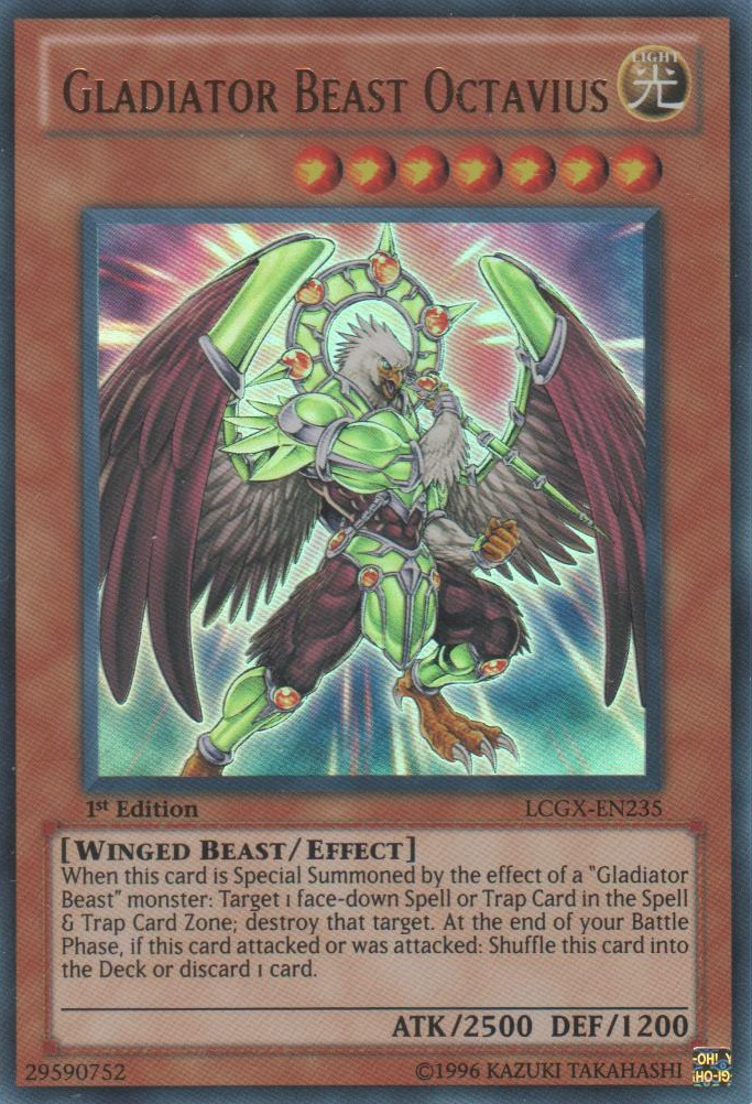 Gladiator Beast Octavius [LCGX-EN235] Ultra Rare | Galactic Gamez