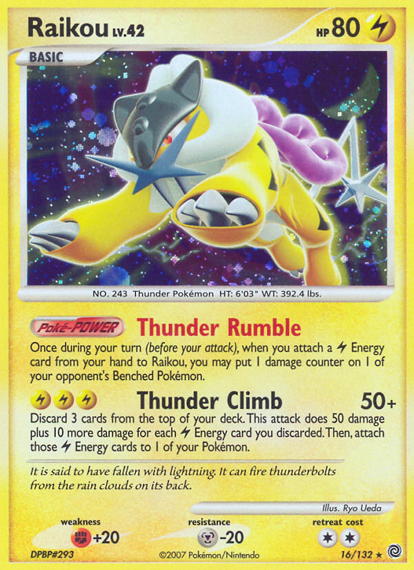 Raikou (16/132) [Diamond & Pearl: Secret Wonders] | Galactic Gamez