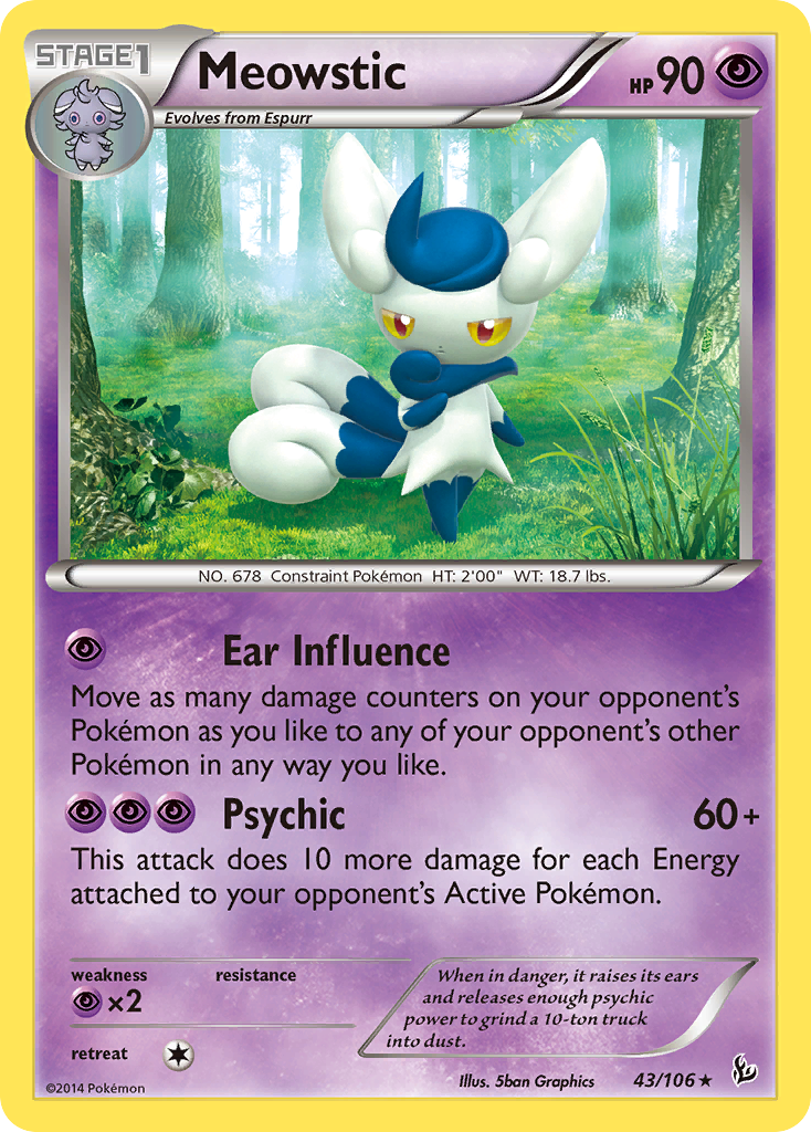 Meowstic (43/106) [XY: Flashfire] | Galactic Gamez