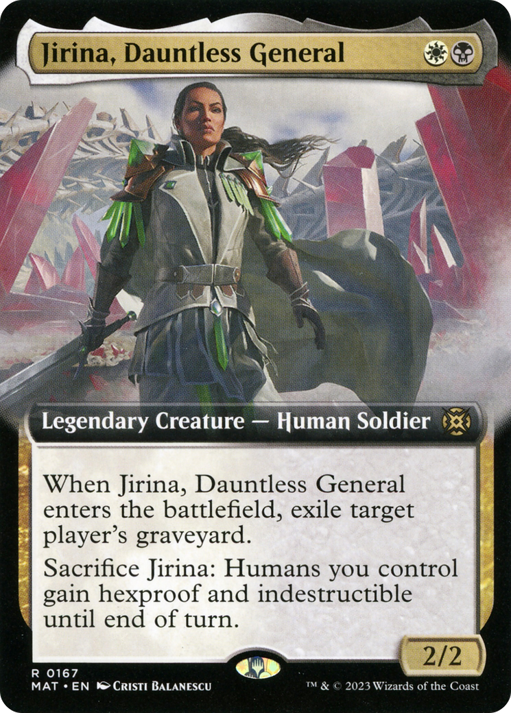 Jirina, Dauntless General (Extended Art) [March of the Machine: The Aftermath] | Galactic Gamez