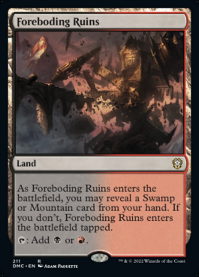 Foreboding Ruins [Dominaria United Commander] | Galactic Gamez