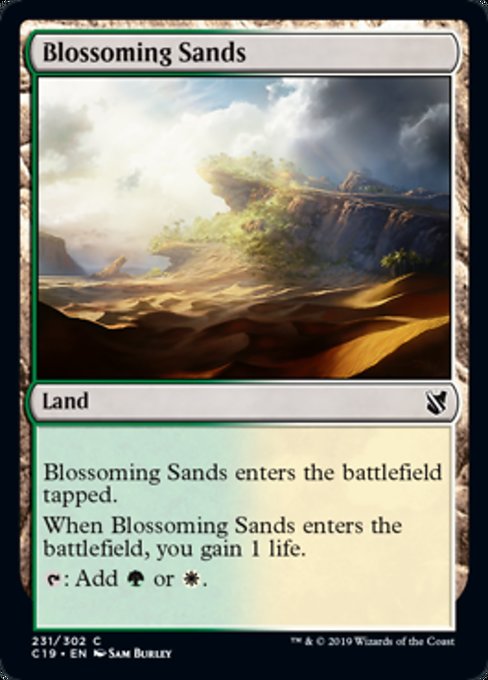 Blossoming Sands [Commander 2019] | Galactic Gamez