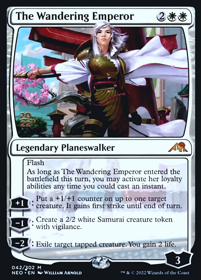 The Wandering Emperor [Kamigawa: Neon Dynasty Prerelease Promos] | Galactic Gamez