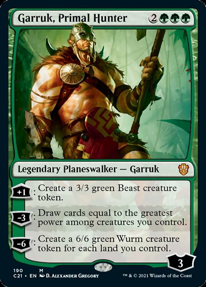Garruk, Primal Hunter [Commander 2021] | Galactic Gamez