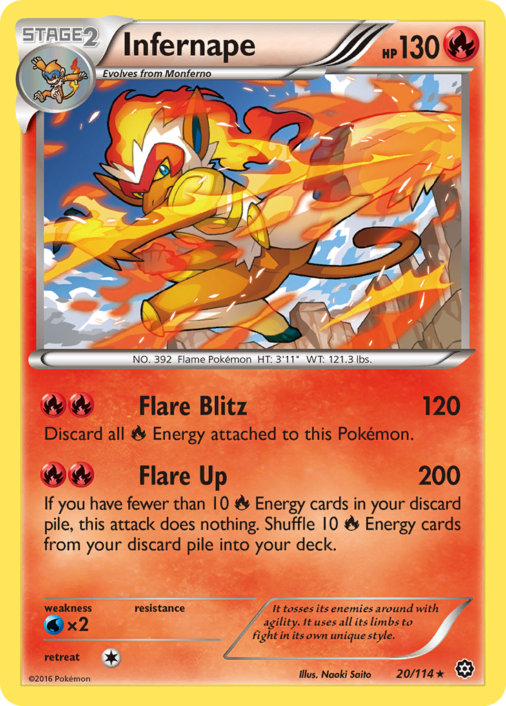 Infernape (20/114) [XY: Steam Siege] | Galactic Gamez